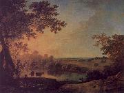 Richard  Wilson View in Windsor Great Park oil painting artist